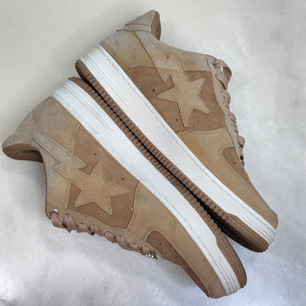 [12] Bape Tan Suede Bapestas