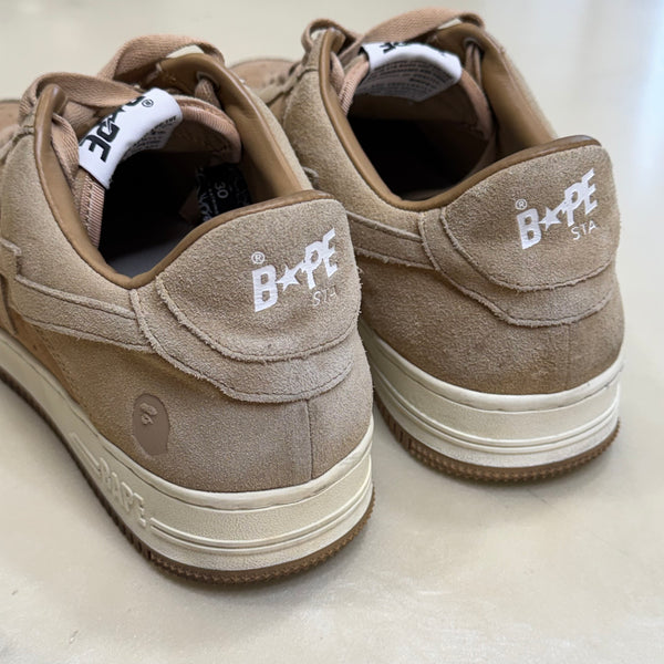 [12] Bape Tan Suede Bapestas