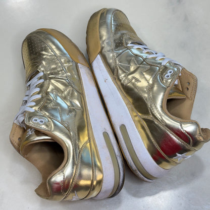 [13] Bape Gold Chrome Bapestas