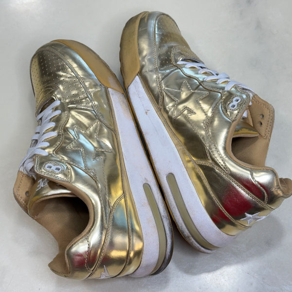 [13] Bape Gold Chrome Bapestas