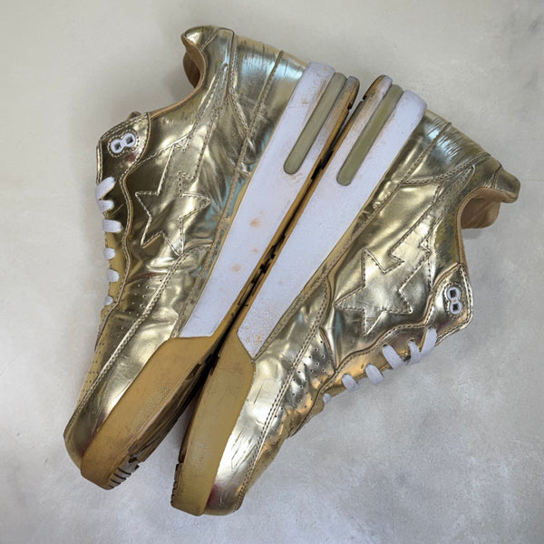 [13] Bape Gold Chrome Bapestas