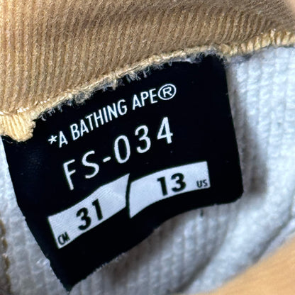 [13] Bape Gold Chrome Bapestas