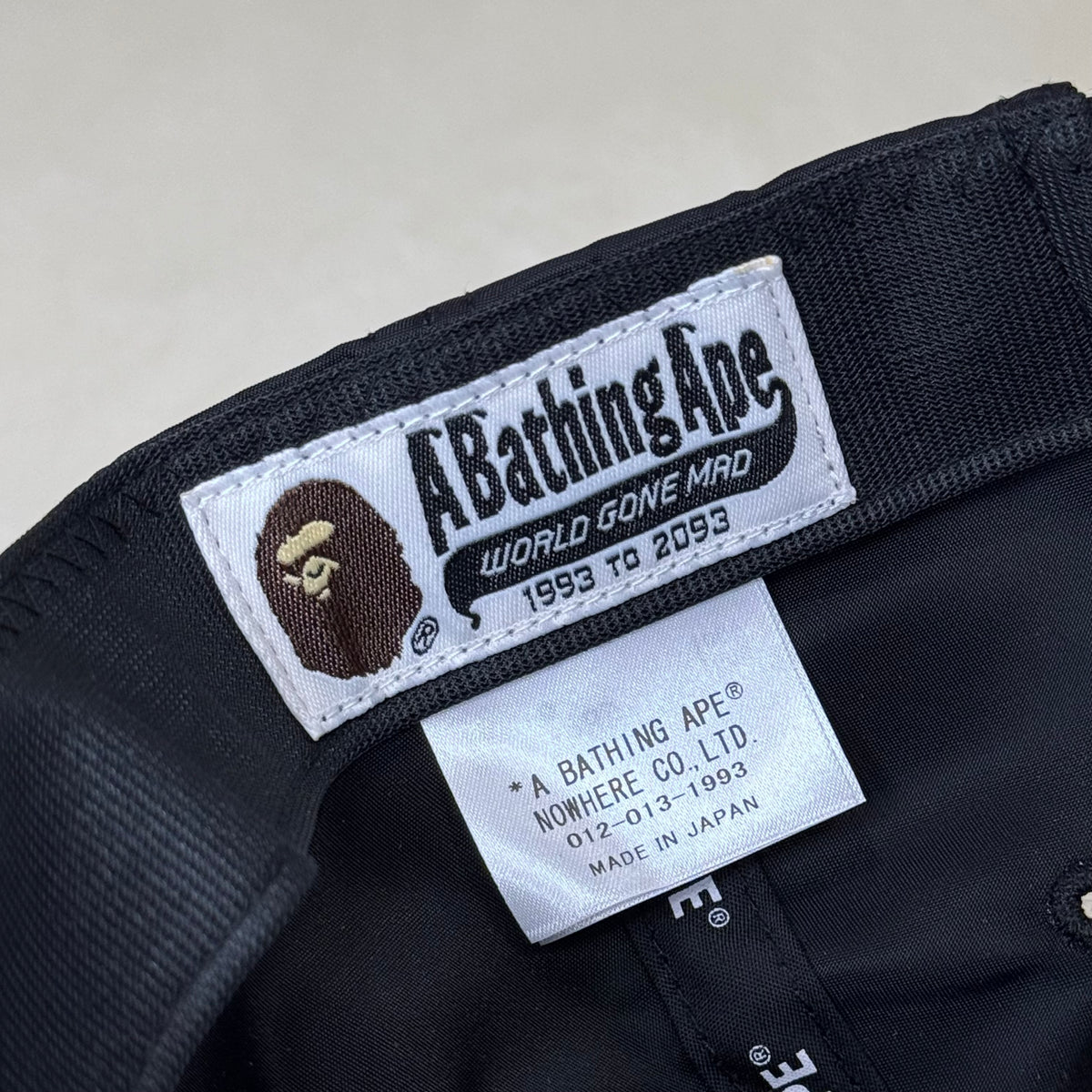 Bape Black Spell Out Hat