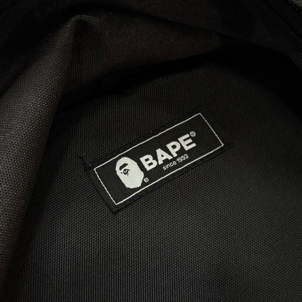 Bape Black Spell Out Backpack