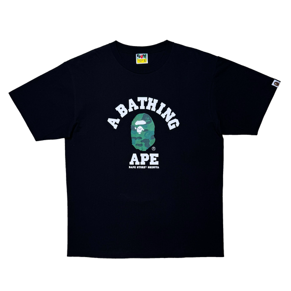 [XL] Bape Shibuya Store Camo College Tee