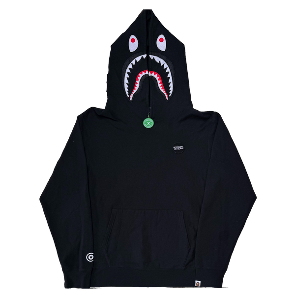 [XL] Bape Black Pullover Shark Hoodie
