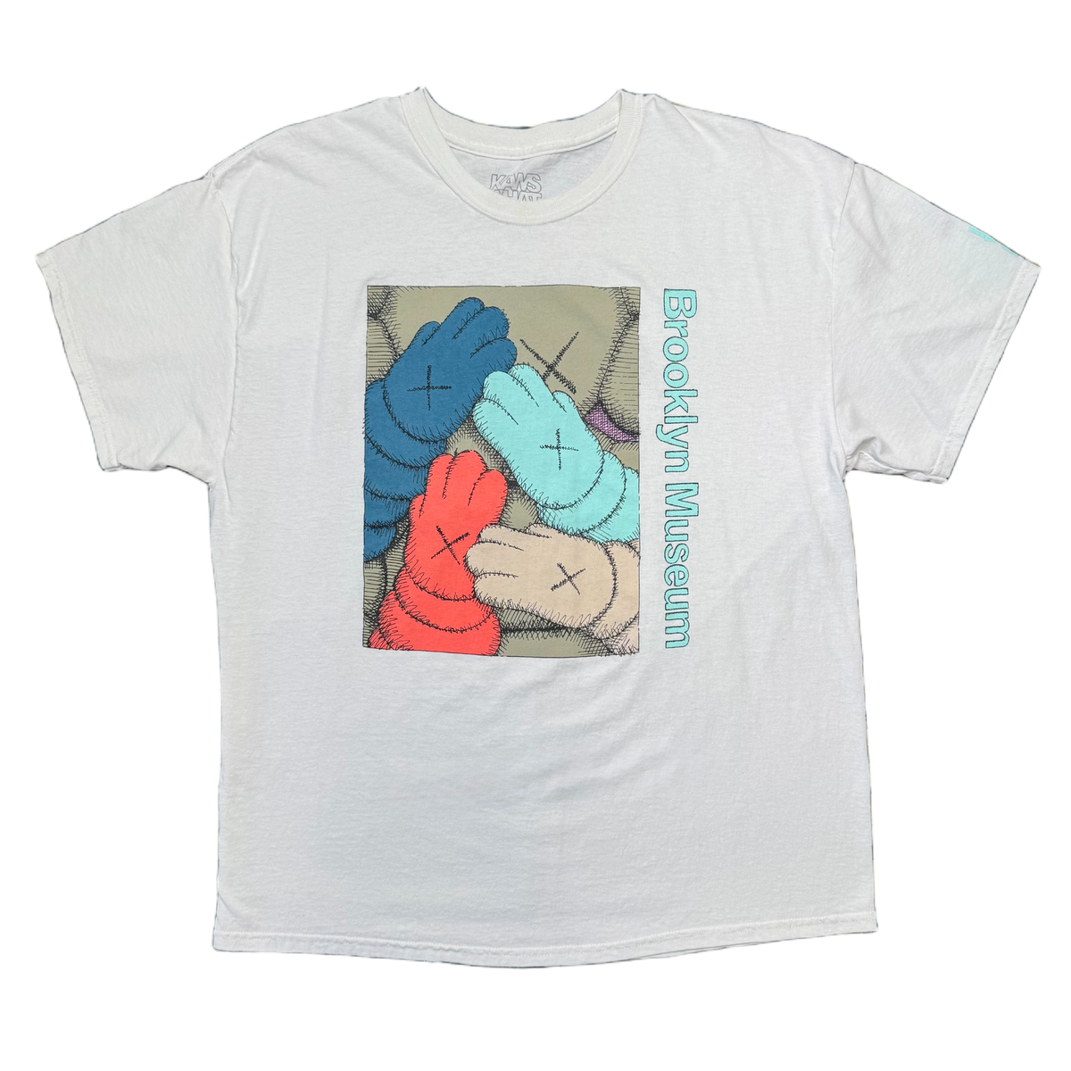 [XL] KAWS Teal Brooklyn Museum Tee