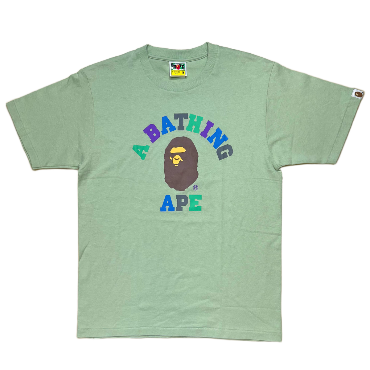 [M] Bape Mint Colors College Tee