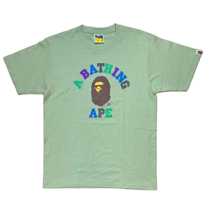 [M] Bape Mint Colors College Tee