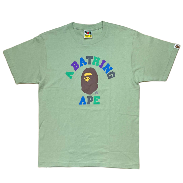 [M] Bape Mint Colors College Tee