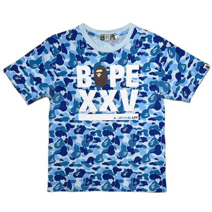 [M] Bape Blue ABC Camo XXV Tee