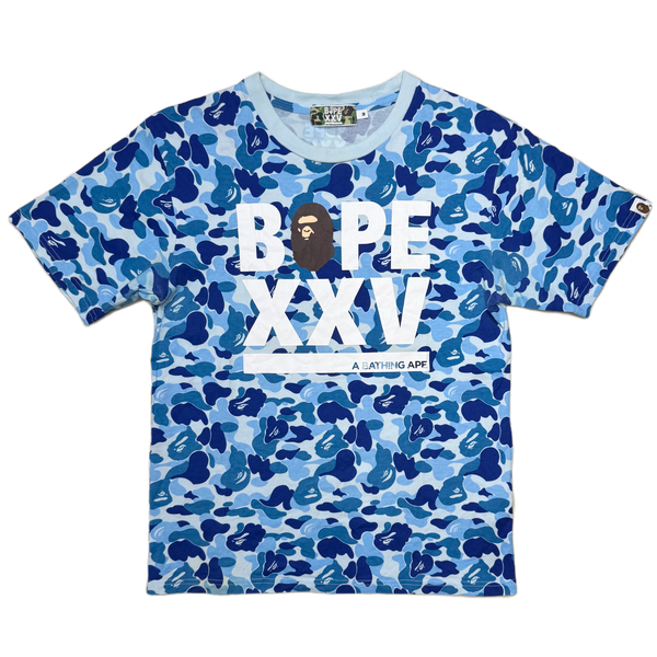[M] Bape Blue ABC Camo XXV Tee
