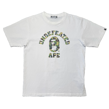 [M] Bape x Undefeated Collab College Tee