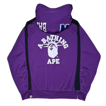 [XL] Bape NYC Exclusive Nylon Full-Zip Hoodie