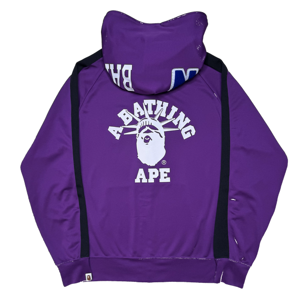 [XL] Bape NYC Exclusive Nylon Full-Zip Hoodie