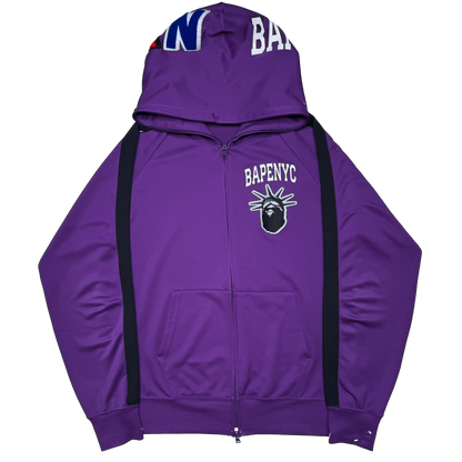 [XL] Bape NYC Exclusive Nylon Full-Zip Hoodie