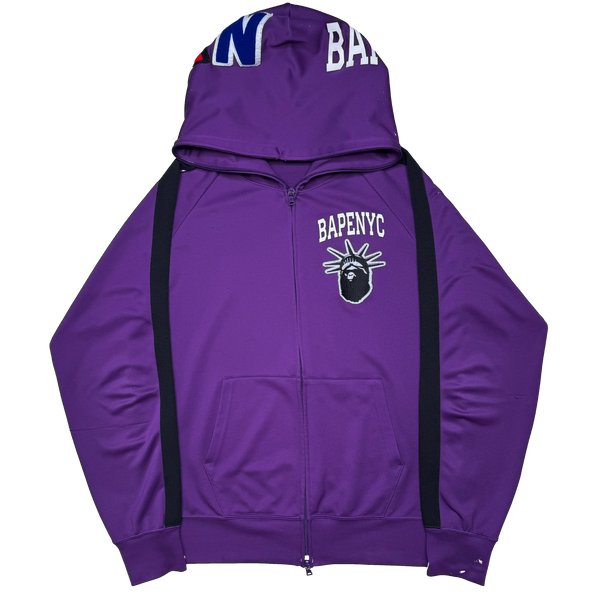 [XL] Bape NYC Exclusive Nylon Full-Zip Hoodie