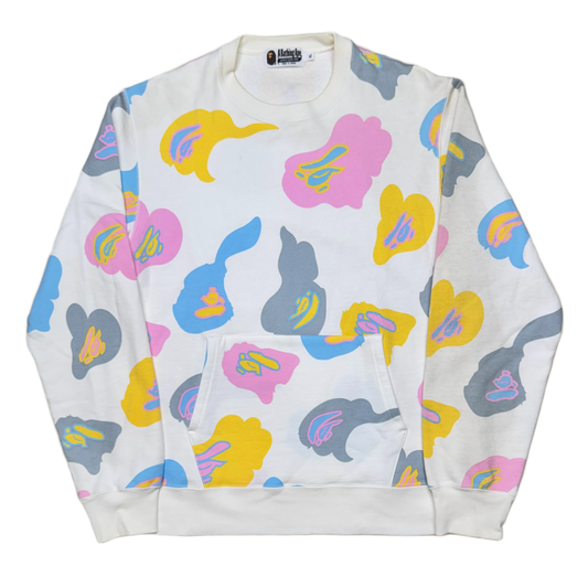 [XL] Bape Cotton Candy Camo Sweatshirt
