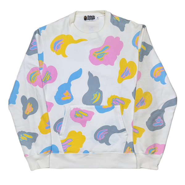 [XL] Bape Cotton Candy Camo Sweatshirt