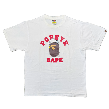 [L] Bape x Popeye Collab College Tee