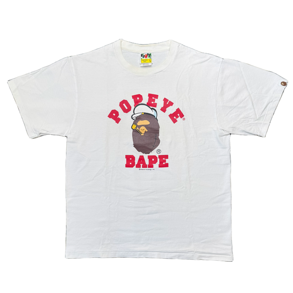 [L] Bape x Popeye Collab College Tee