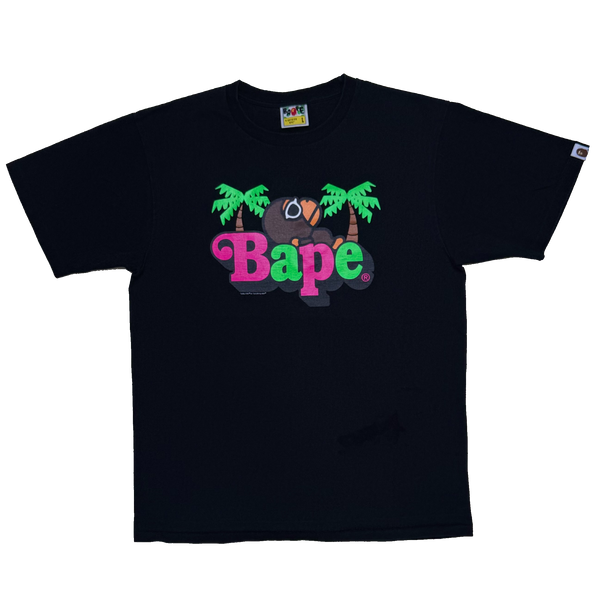 [L] Bape LA Milo Spell Out Tee