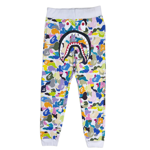 [M] Bape Multi Camo Shark Sweatpants