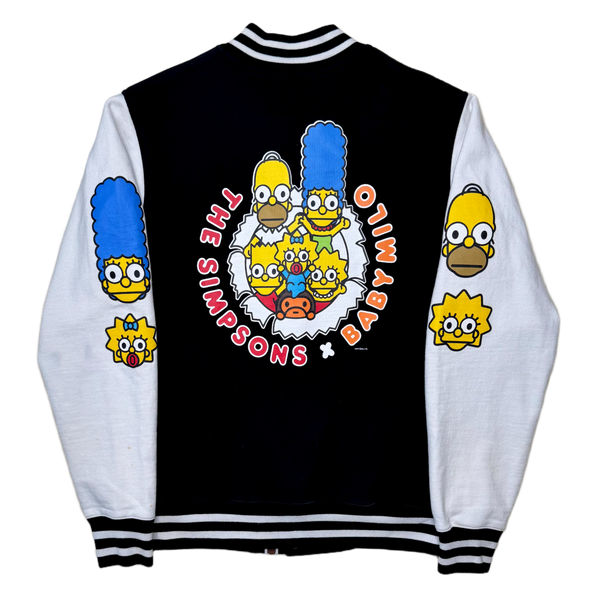 [L] Bape x Simpsons Collab Varsity Jacket