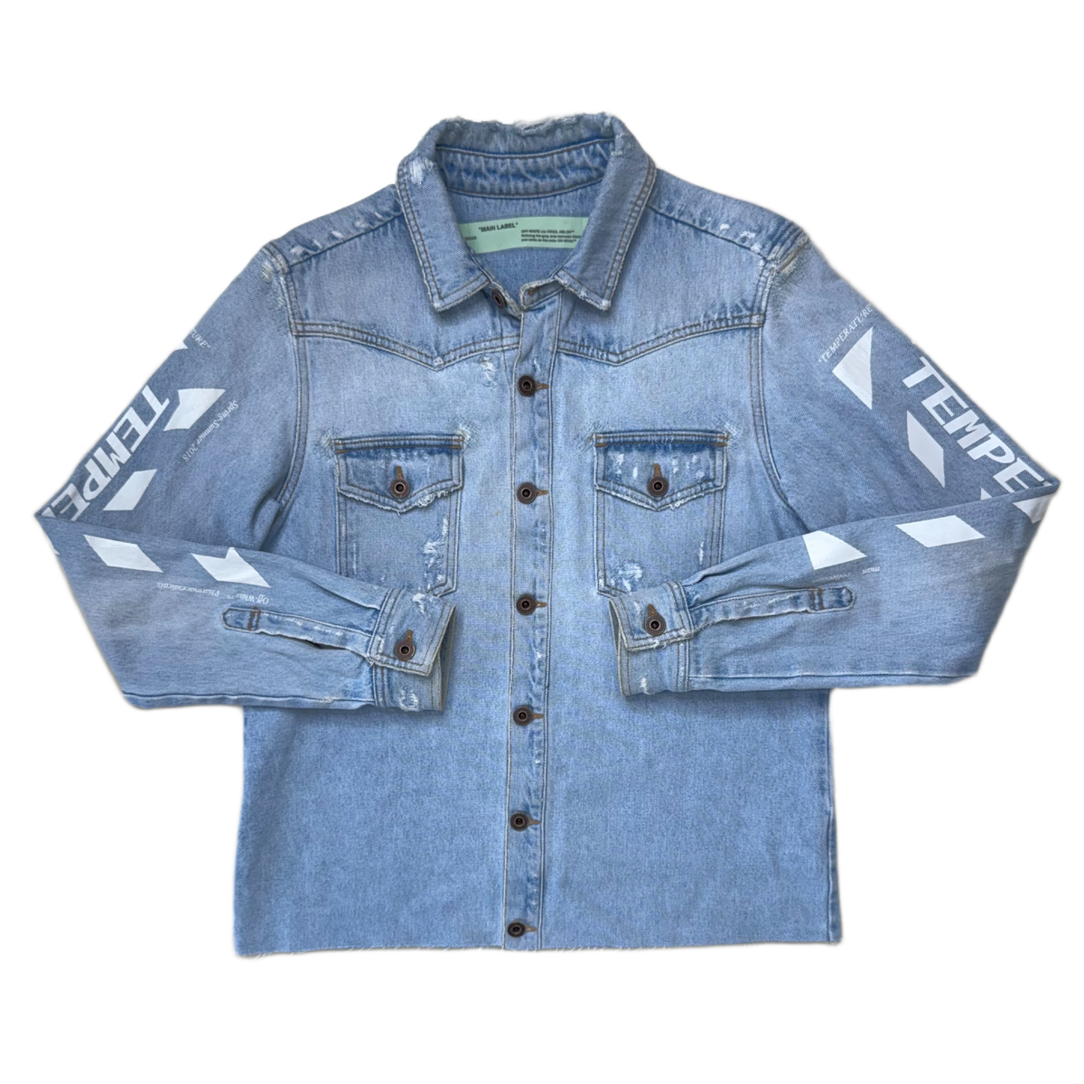 [S] Off-White 2018 Temperature Denim Jacket