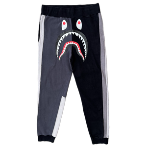 [L] Bape Colorblock Shark Sweatpants