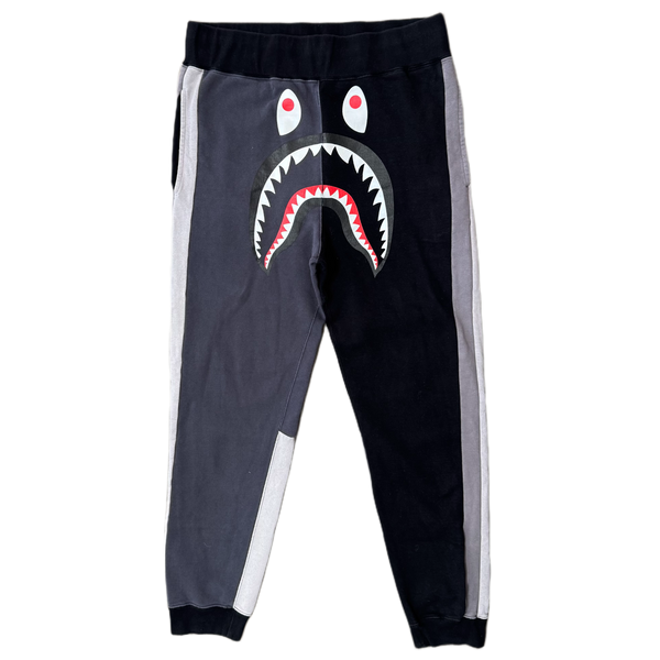 [L] Bape Colorblock Shark Sweatpants