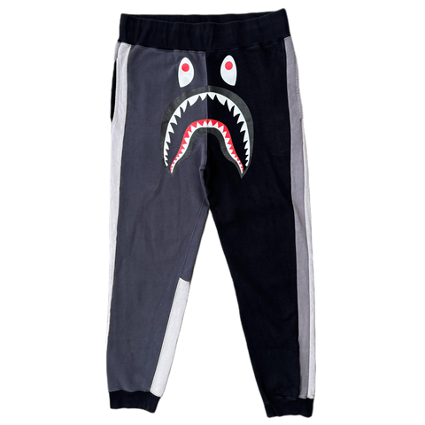 [L] Bape Colorblock Shark Sweatpants
