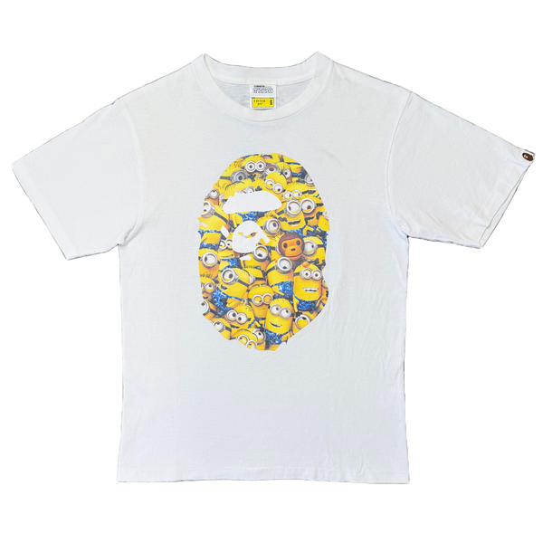 [S] Bape x Minions Collab Ape Head Tee