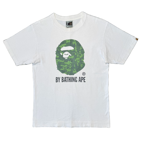 [M] OG Bape Woodland Camo Ape Head Tee