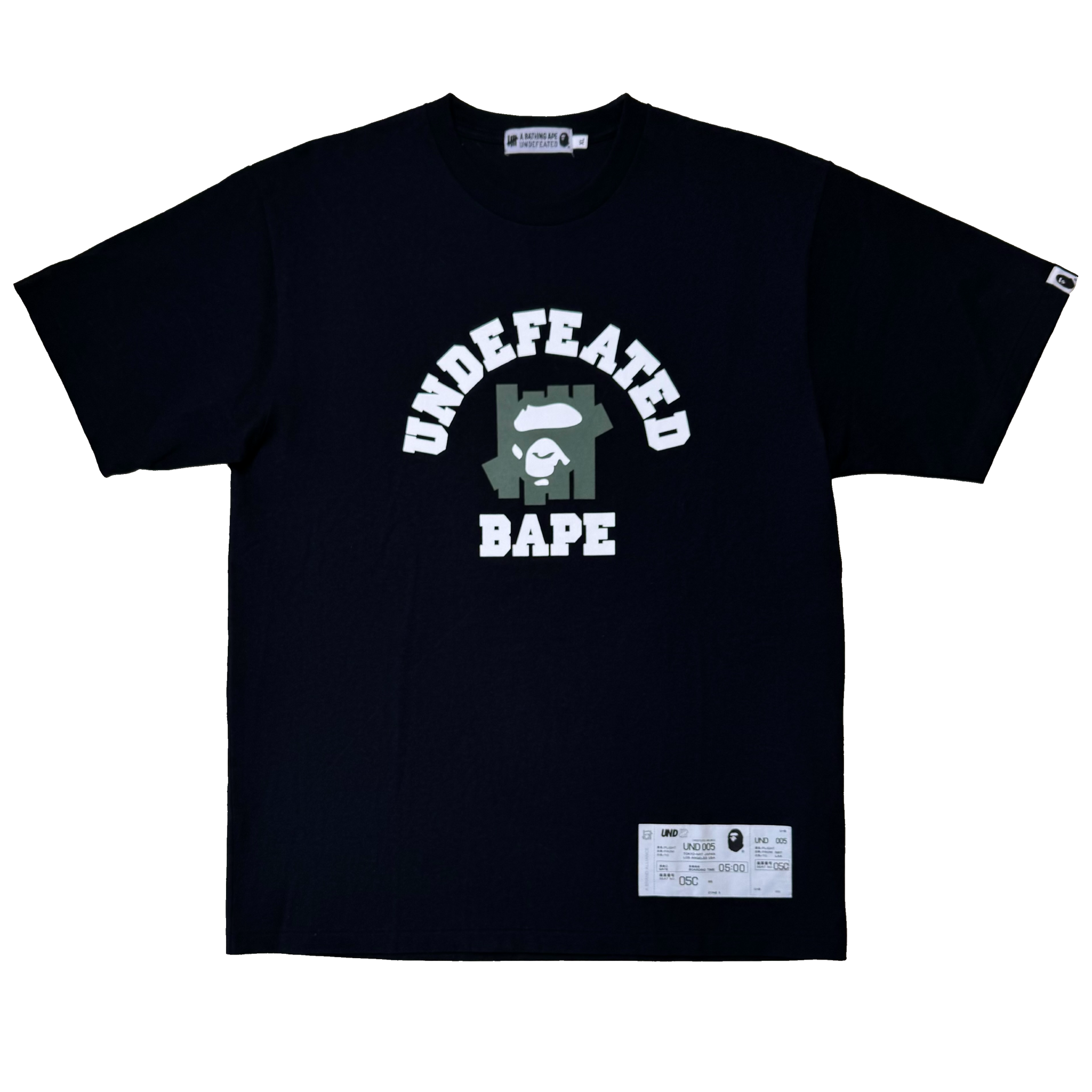[XL] Bape x Undefeated College 05 Tee