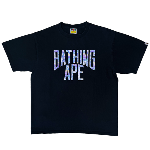 [XL] Bape Lightning Pattern NY Logo Tee
