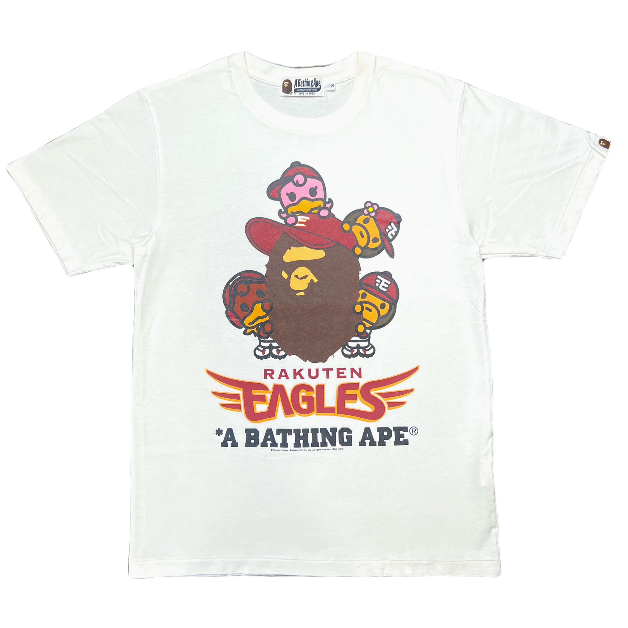 [S] Bape x Rakuten Eagles Ape Head Tee