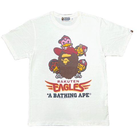 [S] Bape x Rakuten Eagles Ape Head Tee