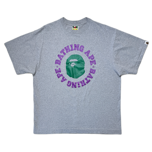 [XL] Bape Purple Green Ape Head Tee