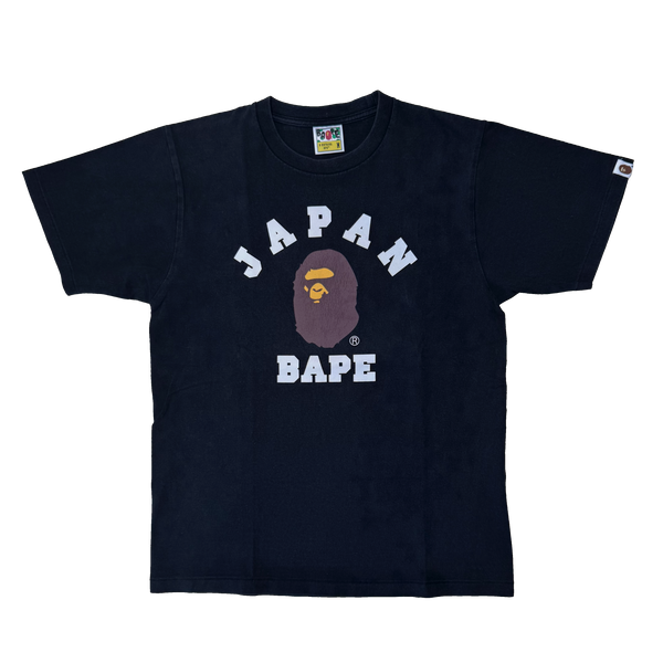 [M] Bape Japan College Logo Tee
