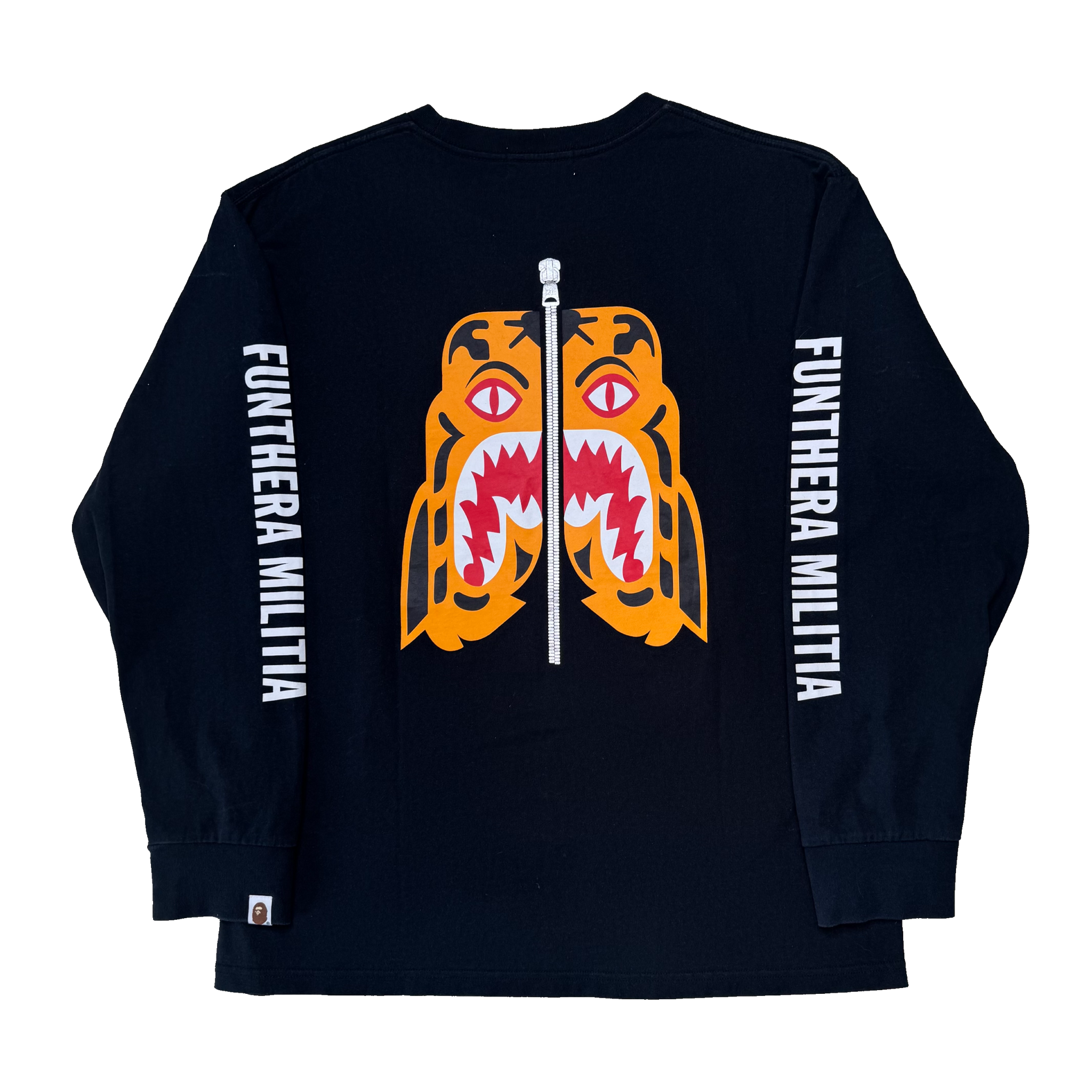[M] Bape Tiger Logo Longsleeve Tee