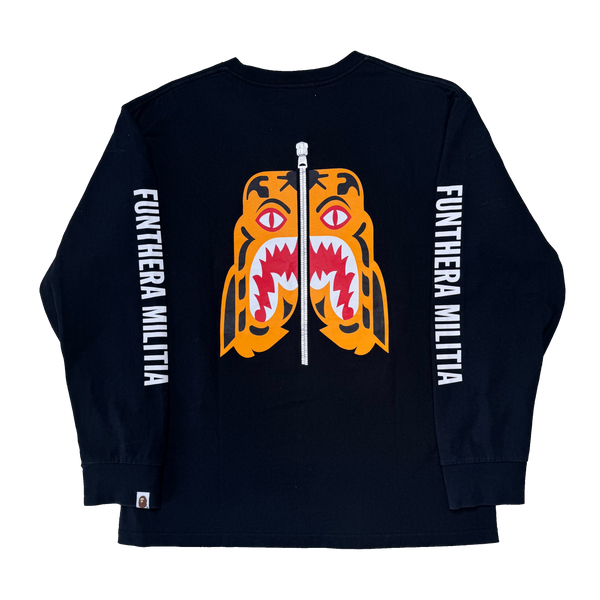 [M] Bape Tiger Logo Longsleeve Tee