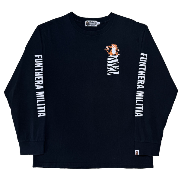 [M] Bape Tiger Logo Longsleeve Tee