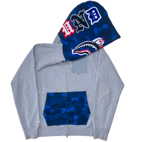 [L] Bape x UNDFTD Collab Clown Shark Hoodie
