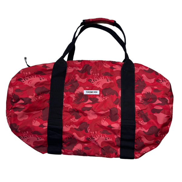 Bape Fire Camo Duffle Bag