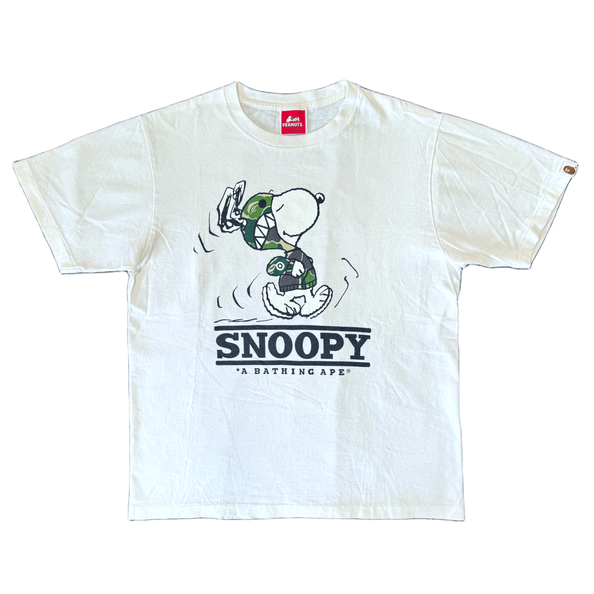 [M] Bape x Snoopy Shark Hoodie Tee