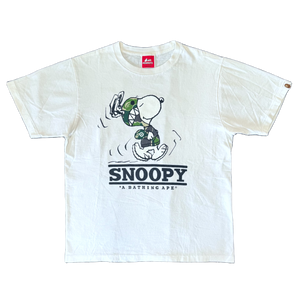 [M] Bape x Snoopy Shark Hoodie Tee