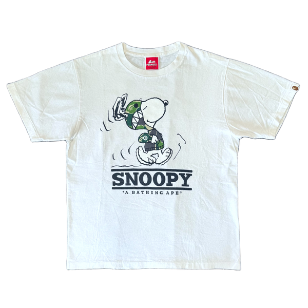 [M] Bape x Snoopy Shark Hoodie Tee