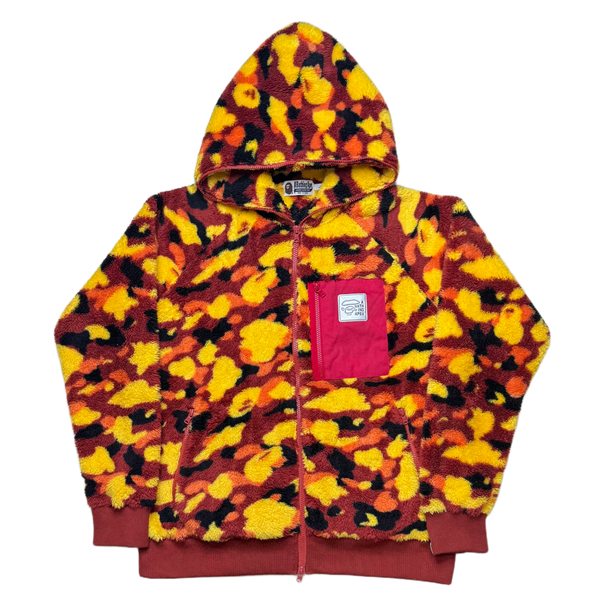 [L] Bape Fleece 1st Camo Hoodie