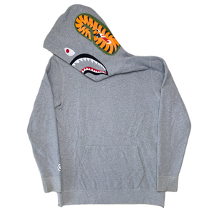 [L] Bape Side-Zip Shark Hoodie